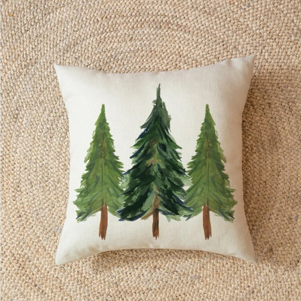 Christmas Tree ๐ Linen Cushion Cover (Case Only) - Picture 2 of 3